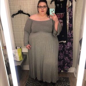 Torrid off the shoulder Jersey Dress
